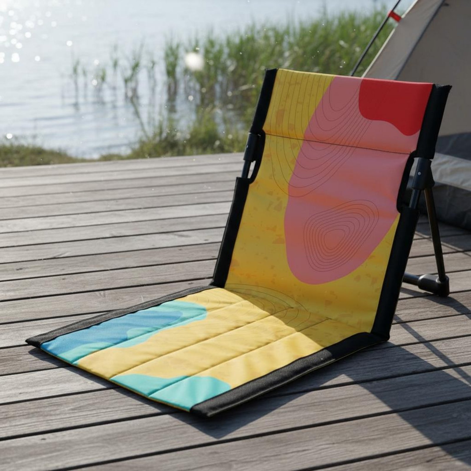 Kids Outdoor Foldable Chair - Silla de playa plegable, asiento portátil