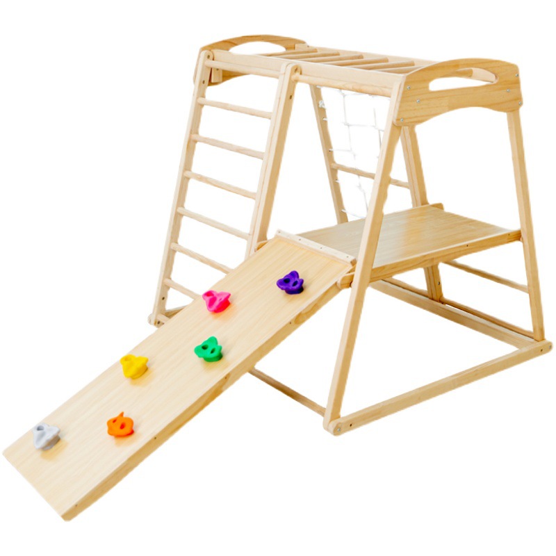 Kids Outdoor Wooden Climbing Frame - Jungle Gym niños al aire libre
