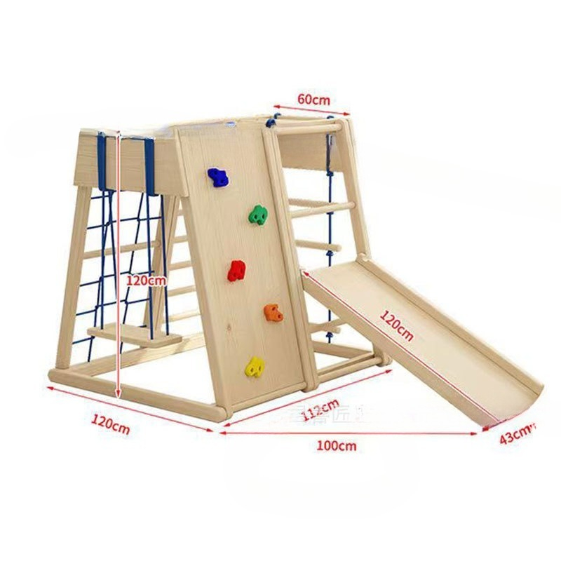 Kids Outdoor Wooden Climbing Frame - Estructura de Madera para Escalar con