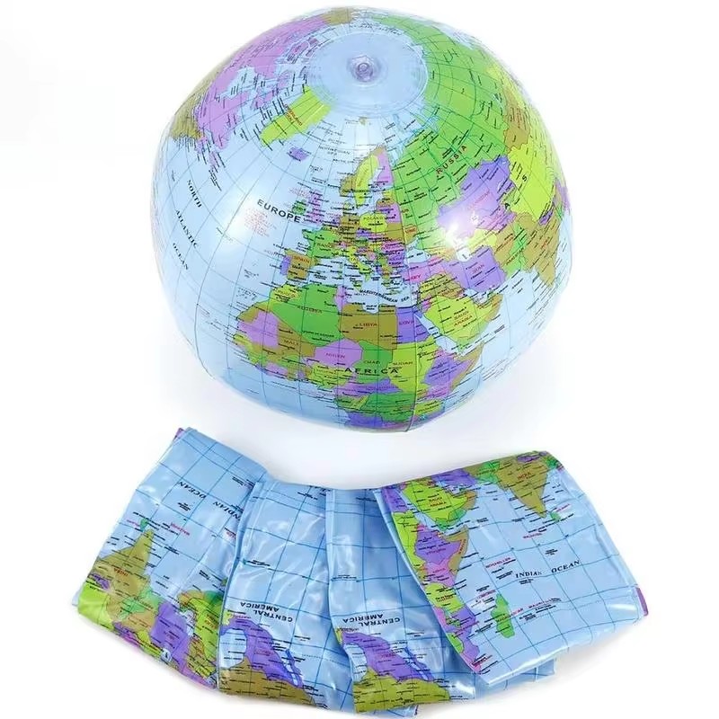 Outdoor Kids In An Inside World - Globo inflable de 90CM para geografía