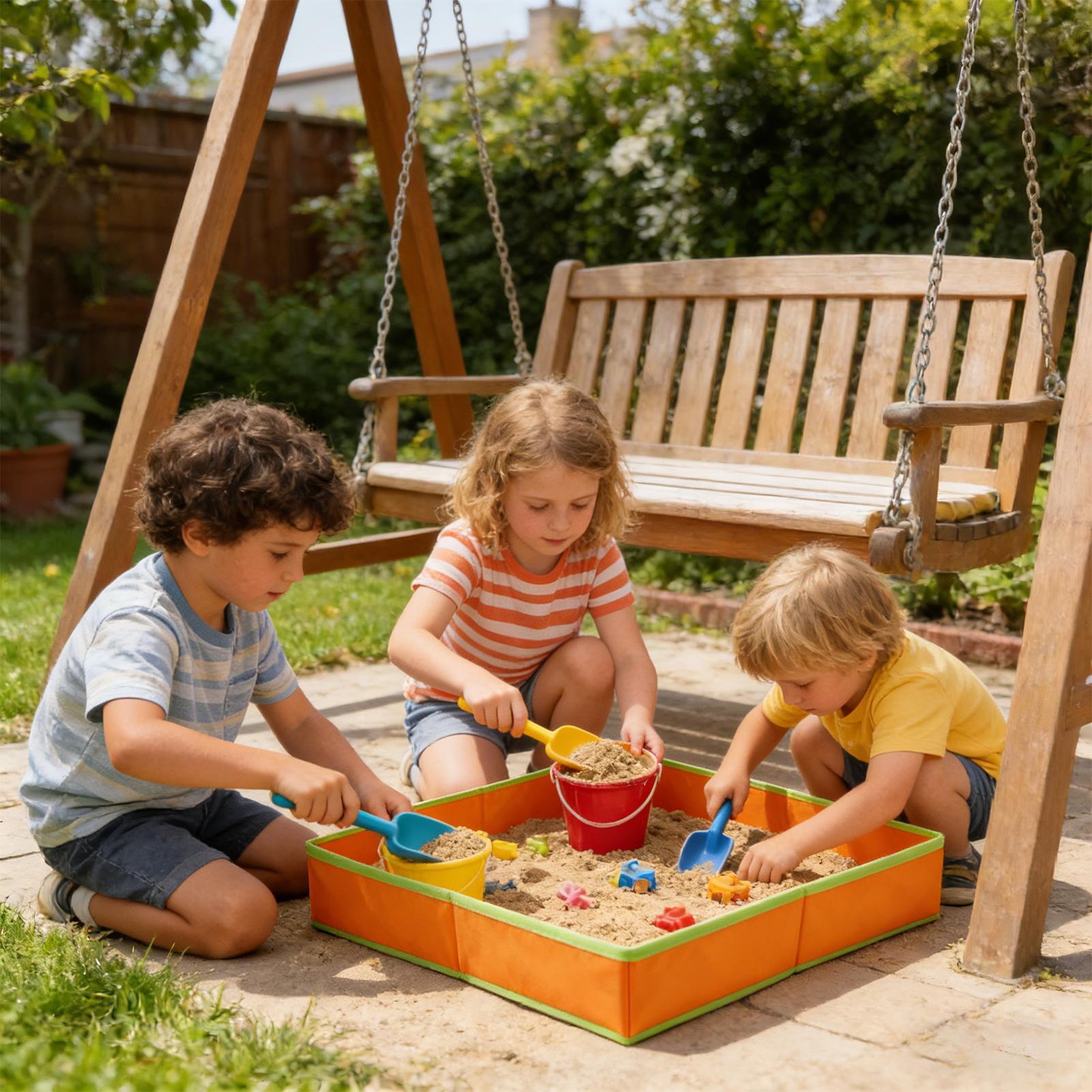 Kids Outdoor Picnic Table - Mesa de Arena para Niños, Juguete