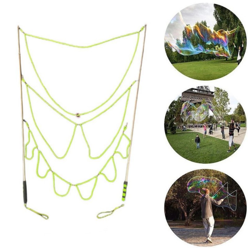 Outdoor Kids In An Inside World - Juego de varitas de burbujas ajustables