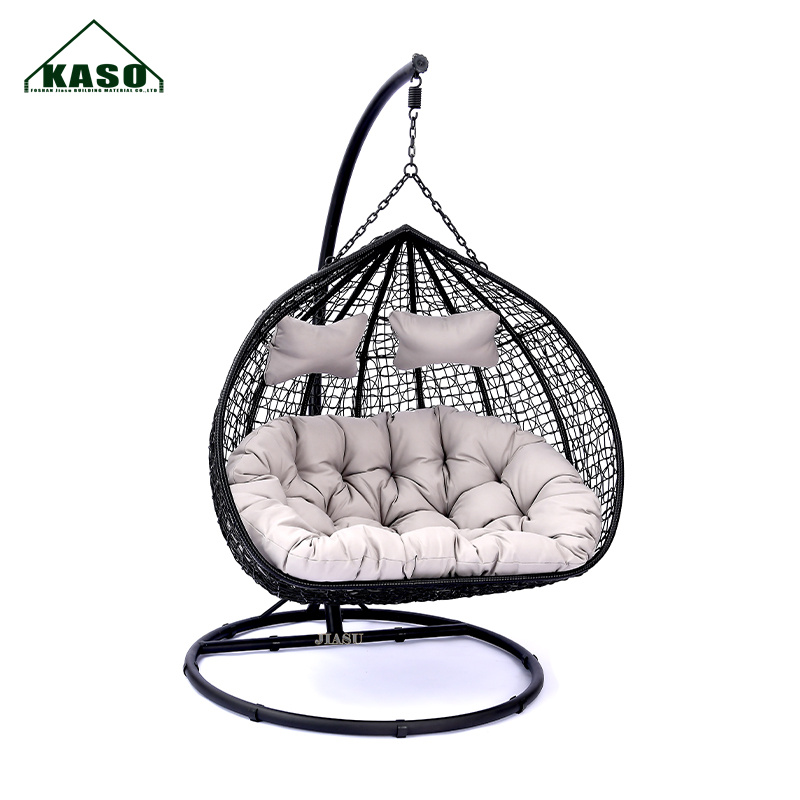 Kids Outdoor Egg Chair - Columpio de patio con soporte, juego