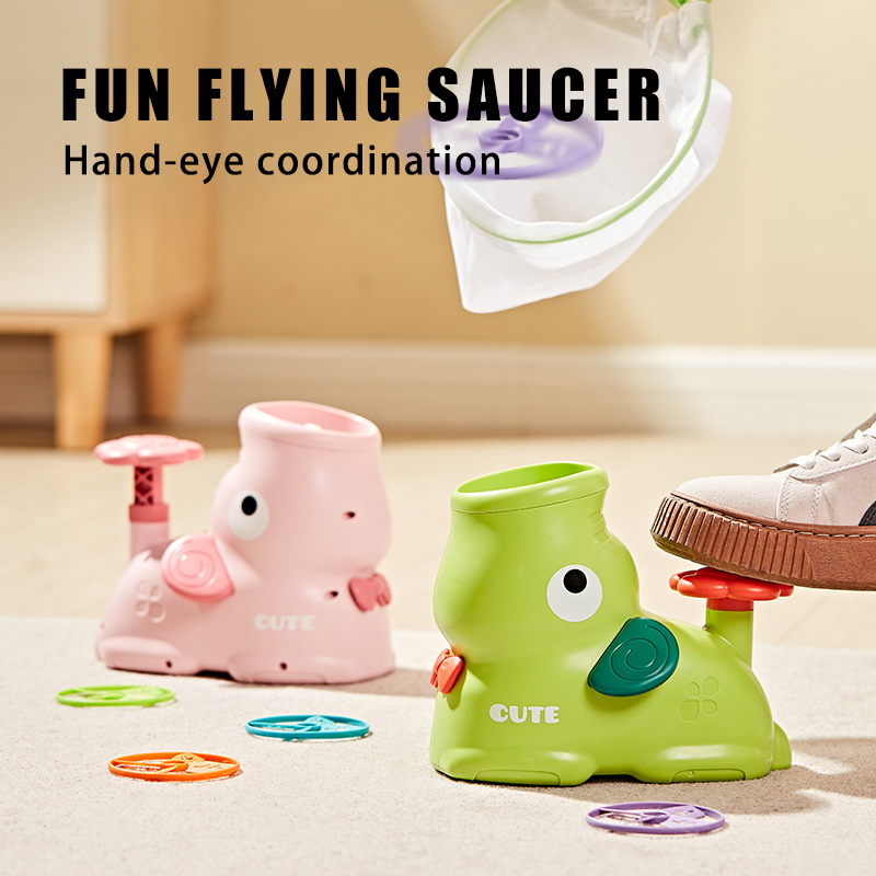 Kids Outdoor Jumping Toys - Lanzador de cohete de aire de