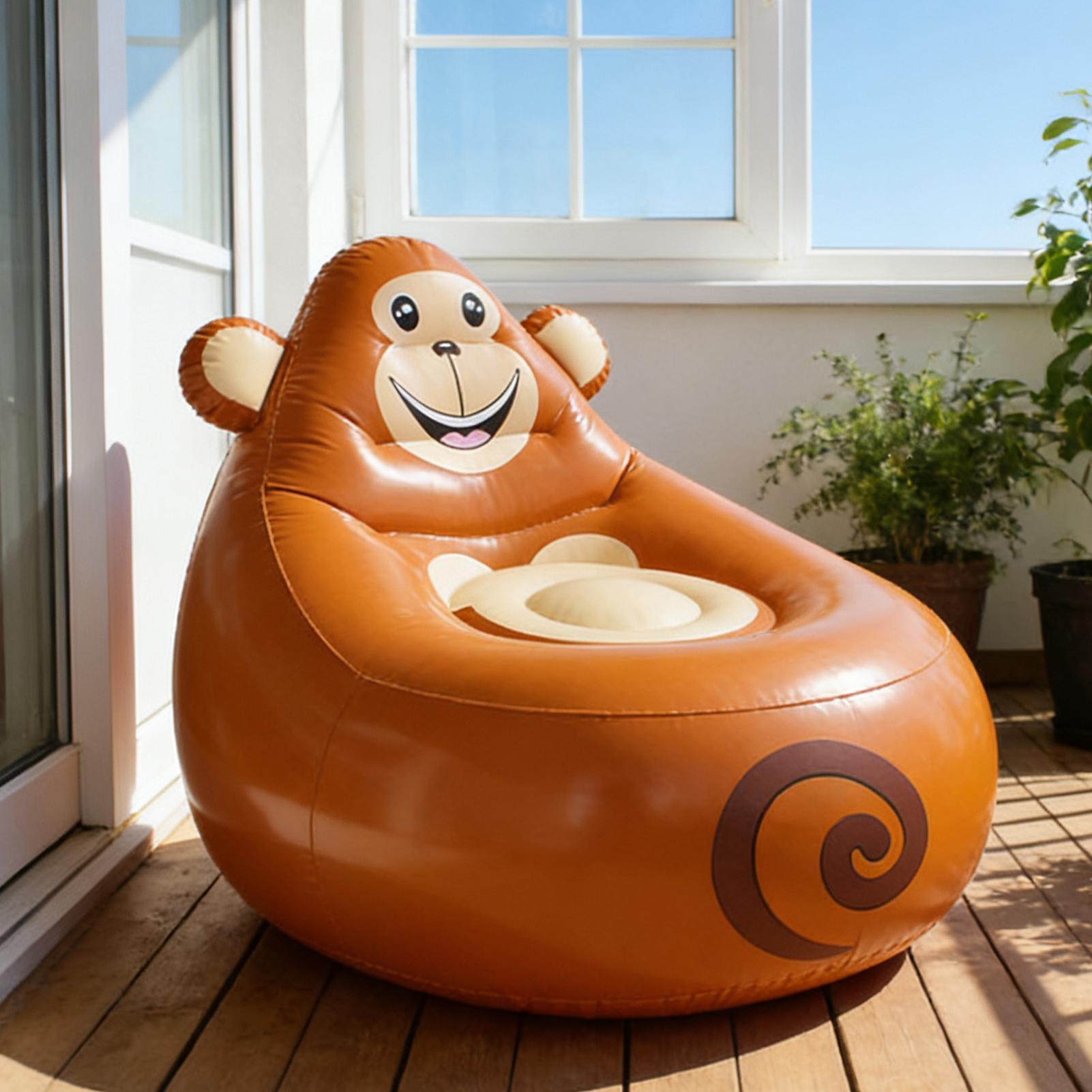 Kids Outdoor Foldable Chair - Sofá inflable para niños, silla plegable