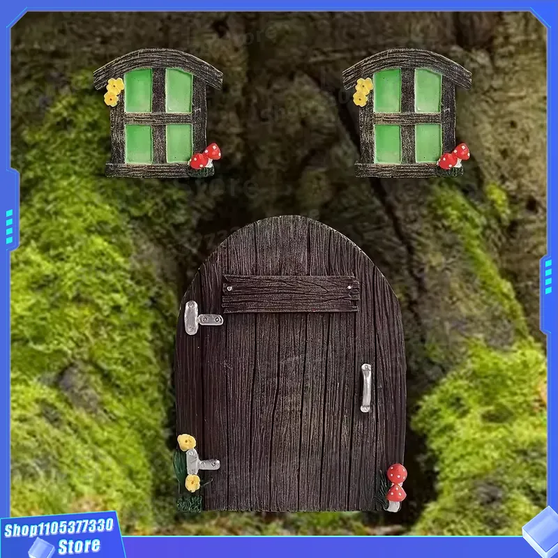 Kids Outdoor Fairy Garden - Escultura de Puerta de Hadas en