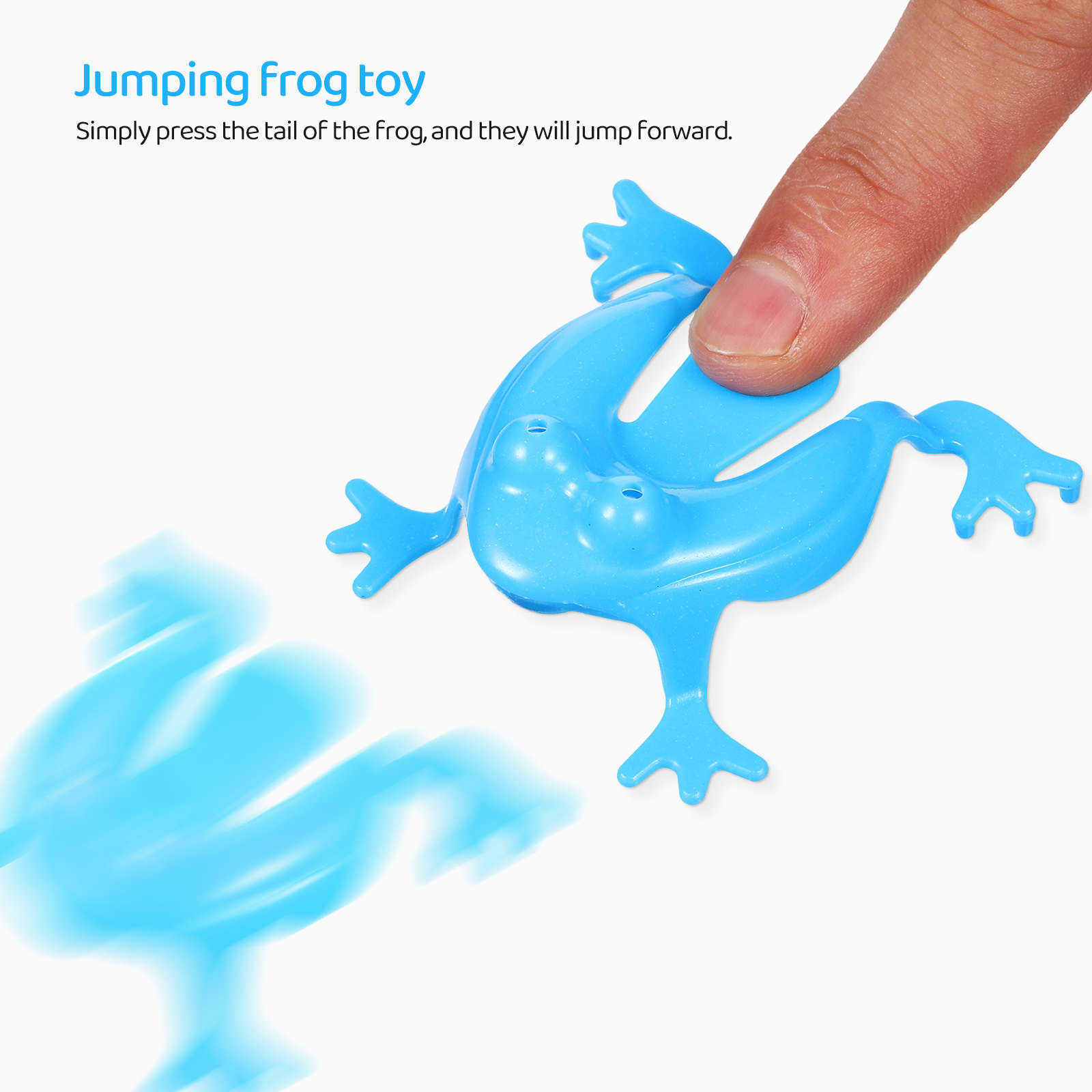16 Piezas de Ranas Saltadoras  - Kids Outdoor Jumping Toys reseña y precio