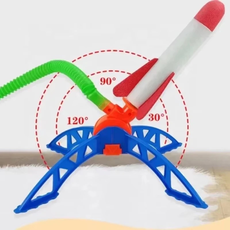 Lanzador de cohetes de aire co - Kids Outdoor Jumping Toys reseña y precio