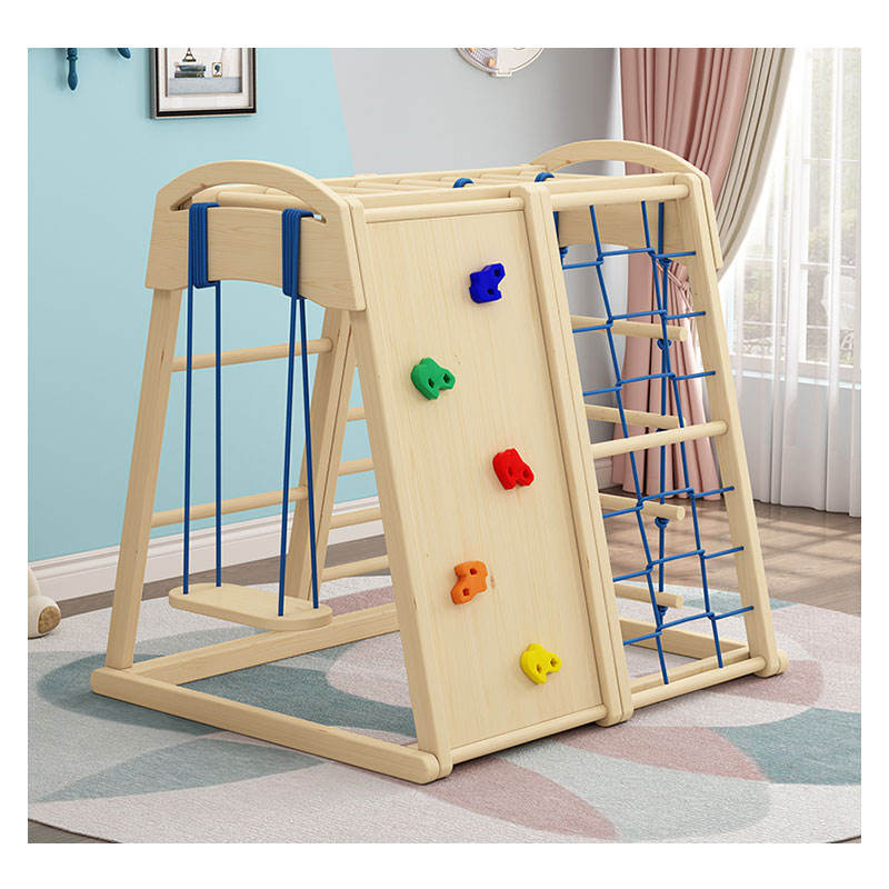 Gimnasio de Escalada Montessor - Kids Outdoor Wooden Climbing Frame reseña y precio
