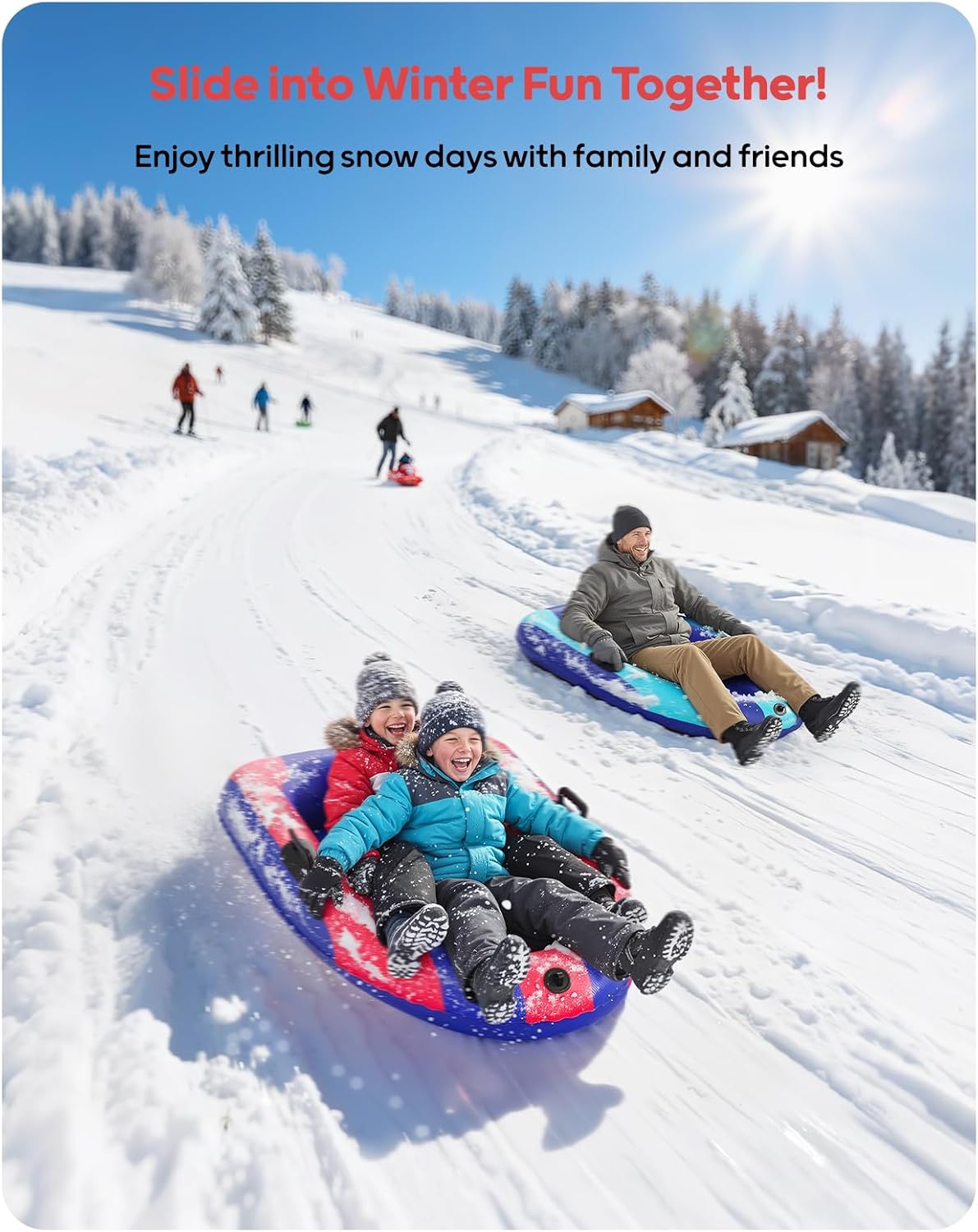 Trineo de Nieve Inflable de PV - Kids Outdoor Gifts reseña y precio