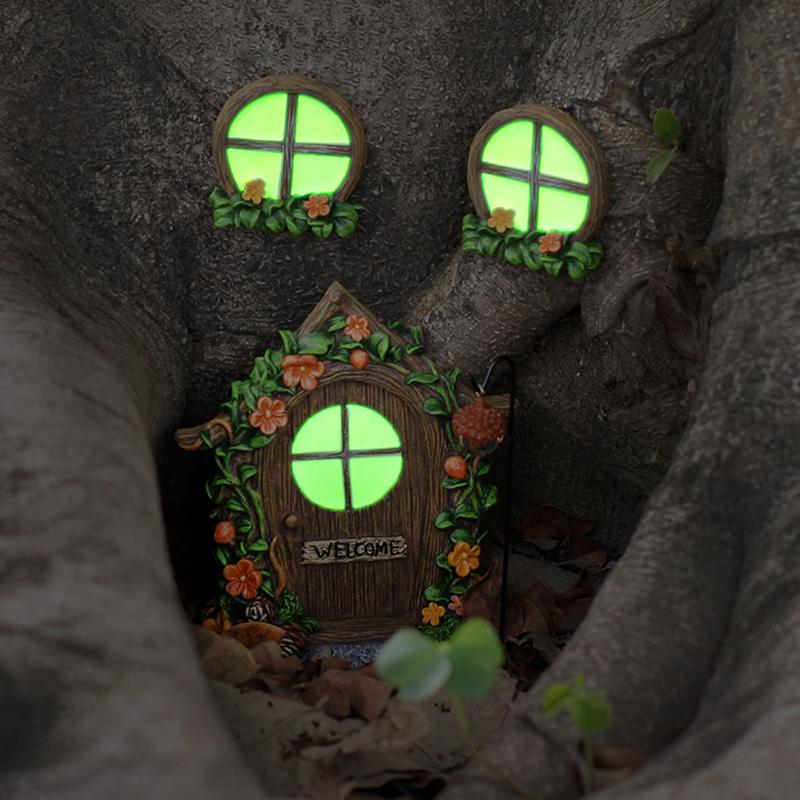 Juego de 5 Faroles de Puerta d - Kids Outdoor Fairy Garden reseña y precio