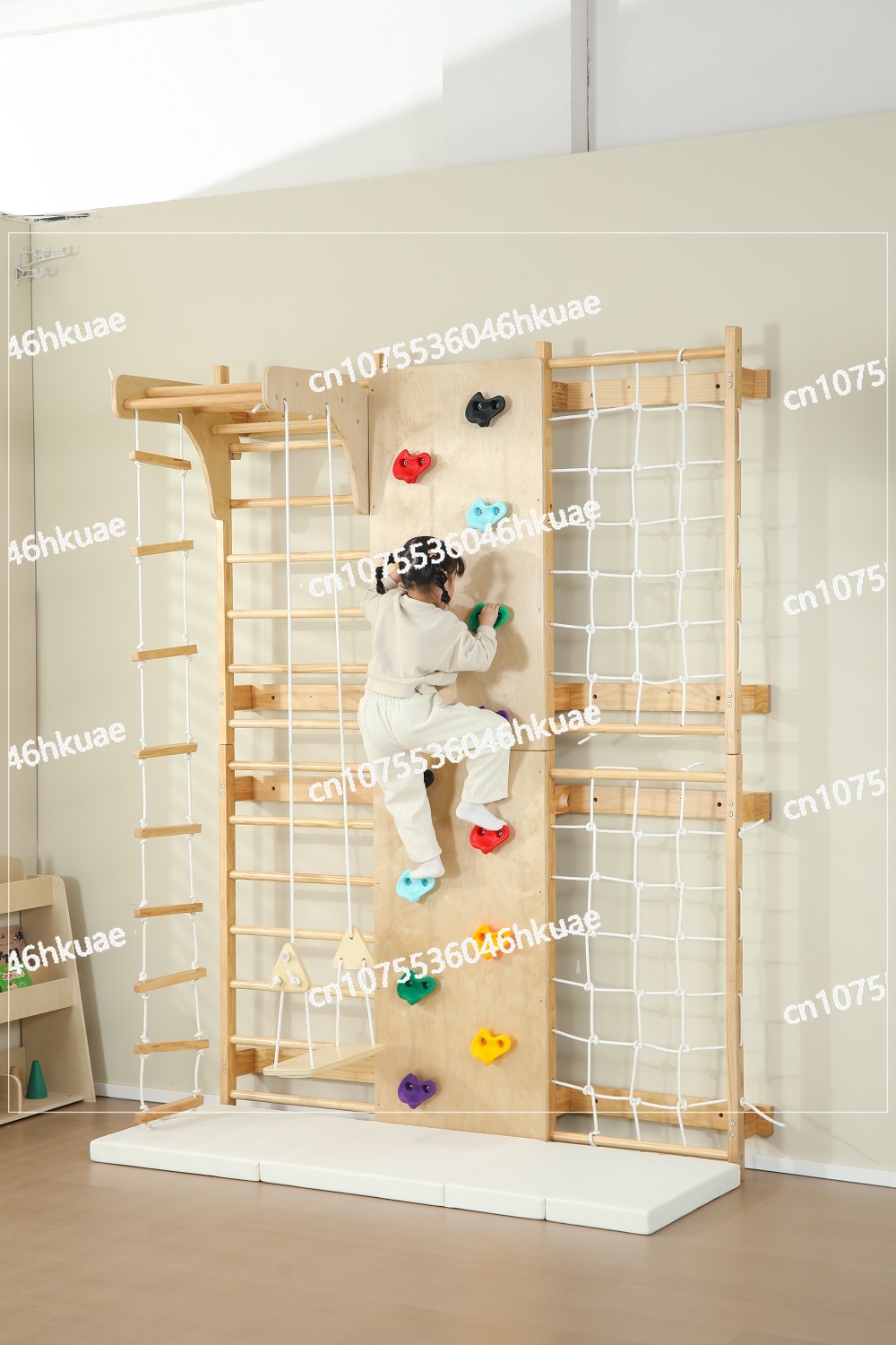 Estructura de escalada para ni - Kids Outdoor Wooden Climbing Frame reseña y precio