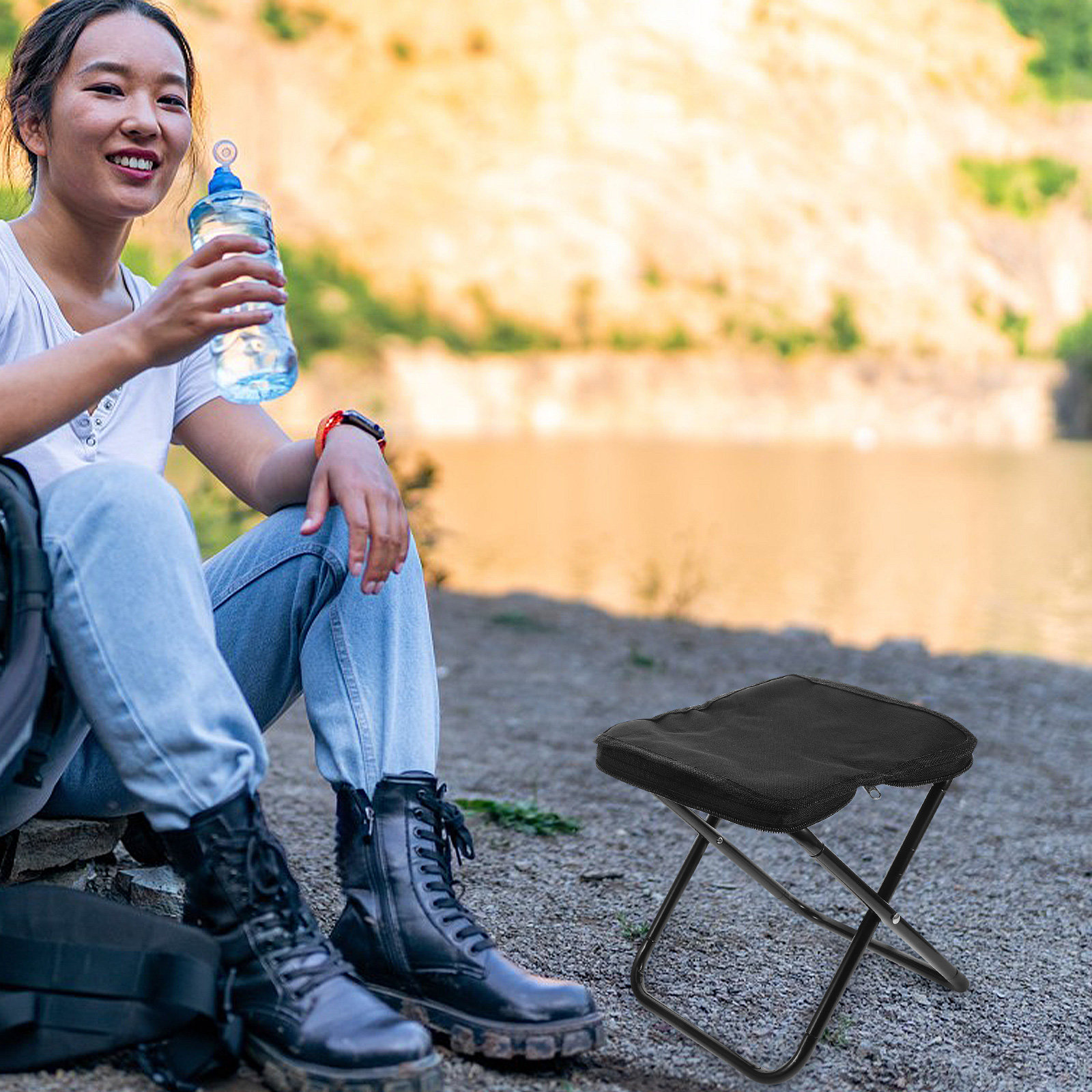 Taburete Plegable Portátil y L - Kids Outdoor Foldable Chair reseña y precio